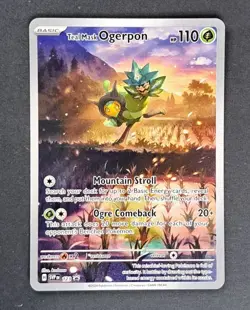 Teal Mask Ogerpon 123 Holo Promo Scarlet & Violet Promo Pokemon Cards - Image 1