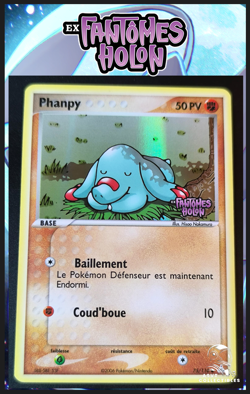 Carte Pokemon Phanpy 75/110 Reverse Stamped Fantomes Holon FR - Image 1