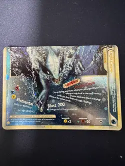 Pokemon TCG Lugia Legend w Swirl 114/123 Bottom Half Card Heart Gold Soul Silver - Image 1