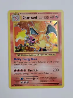 Pokemon TCG - Charizard Holo Rare Card XY Evolutions 11/108 LP- Condition - Image 1
