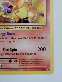 Pokemon TCG - Charizard Holo Rare Card XY Evolutions 11/108 LP- Condition - Image 3