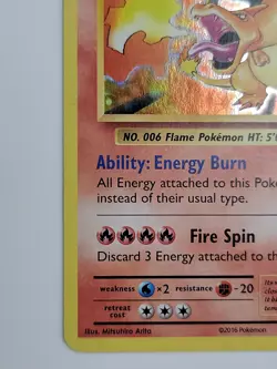 Pokemon TCG - Charizard Holo Rare Card XY Evolutions 11/108 LP- Condition - Image 4