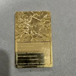 Burger King Charizard Pokemon TCG Metal Foil Promo Card Limited Edition English - Image 3