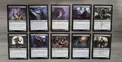 MTG Magic Set of 10 Uncommon Black Vampire Creature Cards EDH Commander - Image 1
