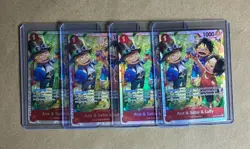 OP13-007 Ace & Sabo & Luffy (4 Cards) (NM) - Image 1