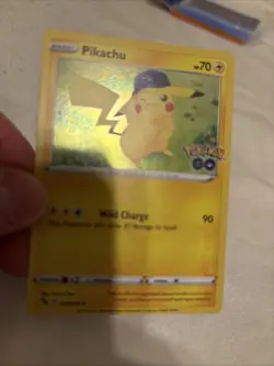 Pikachu 028/078 Pokemon GO Reverse Holo and holo 2-Card Lot English 2022 TCG - Image 4