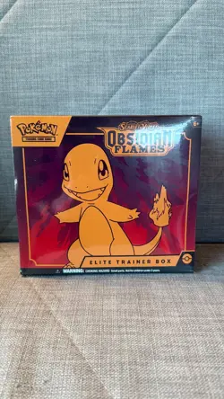 Pokemon: Scarlet & Violet 3: Obsidian Flames Elite Trainer Box - 9 Packs 820650853913 - Image 1