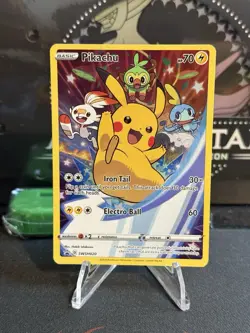 Pikachu SWSH020 SWSH: Sword & Shield Promo Cards Holo - Image 1