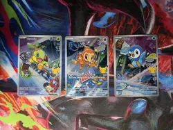 Pokemon First Partner Illustration Collection Series 1 Gen 4 Sinnoh Promo Cards - Image 1