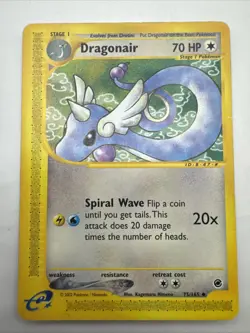 Dragonair 75/165 Non-Holo Expedition Base Set WOTC Pokemon Card - Image 1