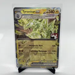 Tyranitar EX Prize Pack Series 4 Stamped Pokemon Card NM - Image 1