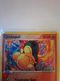 Pokemon Card Cyndaquil 54/115 Unseen Forces Common Reverse Holo EN LP - Image 3