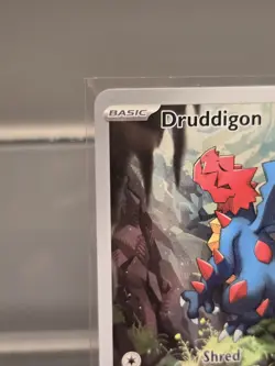 Pokemon TCG Druddigon 151/086 White Flare Illustration Rare Holo Card English NM - Image 2