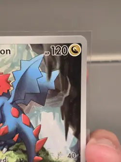 Pokemon TCG Druddigon 151/086 White Flare Illustration Rare Holo Card English NM - Image 3