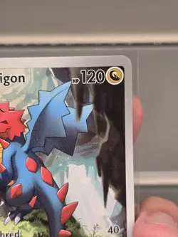 Pokemon TCG Druddigon 151/086 White Flare Illustration Rare Holo Card English NM - Image 4