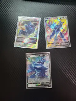 Pokemon Origin Forme Dialga V and VSTAR Promo Cards 3 PIECE BUNDLE - Image 1