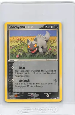 POOCHYENA 79/113 - COMMON - NON-HOLO - Delta Species - 2005 POKMEON CARD - NM - Image 1