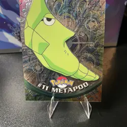 Pokemon Card - Metapod Topps Chrome TV Animation Edition 11 Foil - Image 3
