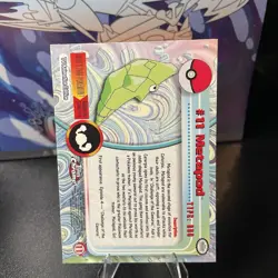 Pokemon Card - Metapod Topps Chrome TV Animation Edition 11 Foil - Image 4