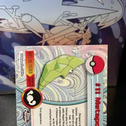 Pokemon Card - Metapod Topps Chrome TV Animation Edition 11 Foil - Image 5