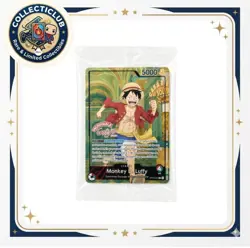 One Piece – Exclusive Promo Card Musee Grevin Paris – Monkey D. Luffy OP13-001 - Image 1