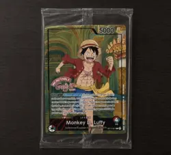 One Piece – Exclusive Promo Card Musee Grevin Paris – Monkey D. Luffy OP13-001 - Image 2