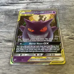 Pokemon TCG Gengar & Mimikyu GX 53/181 S&M Team Up Tag Team Ultra Rare NM - Image 4