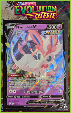 Carte Pokemon Nymphali V 074/203 EB07 EB7 Evolution Celeste Epee Et Bouclier - Image 1