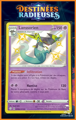 Carte Pokemon Lanssorien SV062/SV122 EB4.5 Destinees Radieuses Epee Bouclier FR - Image 1
