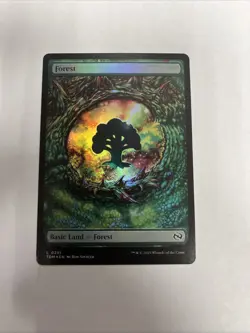 Forest Tarkir Dragonstorm Foil Card #0291 MTG LP - Image 1