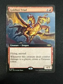 Goldlust Triad (EXTENDED) - Tarkir Dragonstorm Commander Magic - Image 1