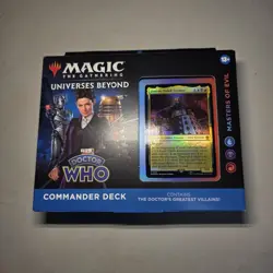 Doctor WHO Commander Deck Masters of Evil Magic The Gathering MTG Sealed - Image 1
