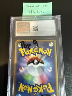Pokemon Crobat Split Earth 009/088 1st Edition Holo Rare CGC 10 Japanese 2002 - Image 2