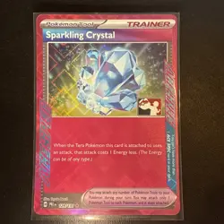 Pokemon TCG Sparkling Crystal 142/142 Play Prize Pack Play Stamp Series 7 NM - Image 3