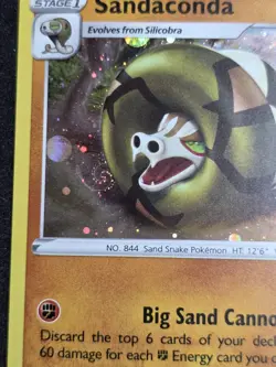 Sandaconda 082/163 Battle Styles Pokemon Holo Foil NM Swirl!! - Image 2