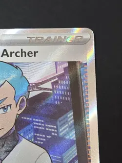 Team Rocket's Archer 223/182 Trainer Supporter Card Pokemon Destine Rivals NM - Image 3