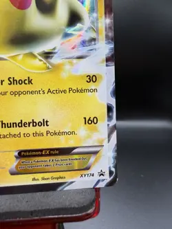 Pikachu EX - XY174 XY Promo Pokemon Holo LP - Image 4