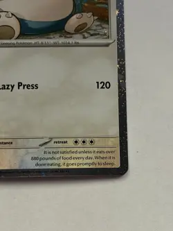 Pokemon TCG Snorlax 122 SV: Scarlet & Violet Promo Cosmo Holo LP - Image 2