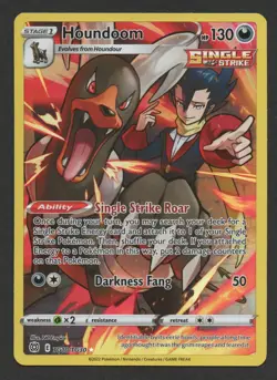 Houndoom TG10/TG30 Full Art Pokemon Brilliant Stars Trainer Gallery LP - Image 1
