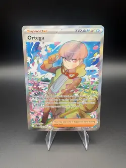 Pokemon Ortega Holo Ultra Rare SV03: Obsidian Flames 219/197 NM - Image 1