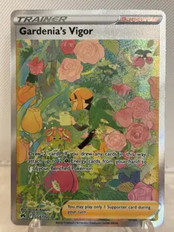 Pokemon TCG Crown Zenith Galarian Gallery Gardenia's Vigor GG61/GG70 FA Holo - Image 1