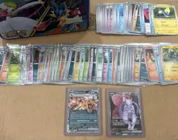 Random 200 Pokemon Card Lot Includes Holos Reverse Holos Rare EX & More - Image 4