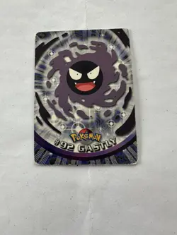 Gastly Topps Pokemon Blue Logo #92 TV Animation Yr 2000 - Image 1