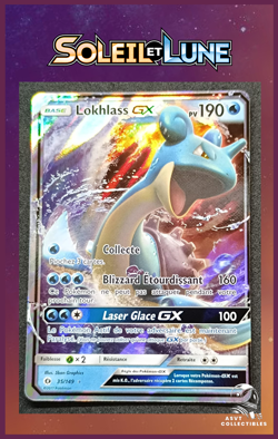 Carte Pokemon Lokhlass GX 35/149 SL1 Soleil Et Lune de base FR NM - Image 1