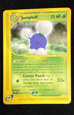 Jumpluff - Aquapolis - 17/147 - Pokemon TCG - NM - Image 1