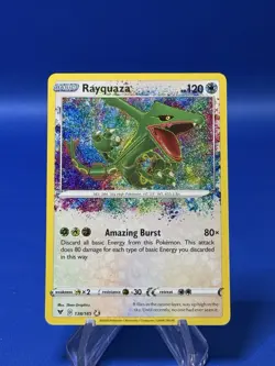 Rayquaza Holo Amazing Rare 2020 Pokemon Sword & Shield Vivid Voltage #138/185 - Image 1