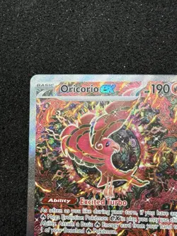 Oricorio ex 024 Phantasmal Flames Black Star Promo Full Art Pokemon TCG NM - Image 2