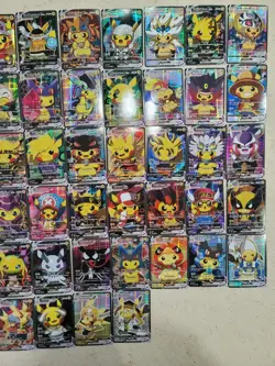 Pikachu VCOS Complete Set 55x Pokemon Cards Cosplay Holo Full Art Alt Art Card! - Image 3