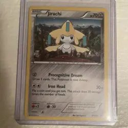 Pokemon Jirachi XY195 XY Promo Holo Basic 70 HP English TCG Card - Image 2
