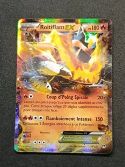 Carte Pokemon Roitiflam EX 14/122 XY09 XY Rupture Turbo FR EXC - Image 2
